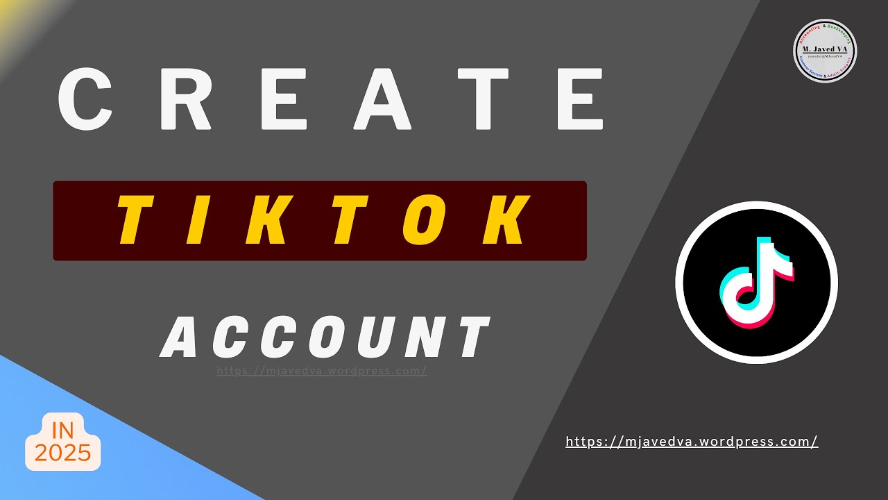 Zał&oacute;ż konto TikTok na laptopie w 2025 roku