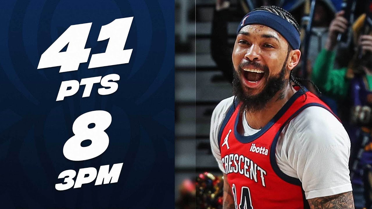 Brandon Ingram ERUPTS For 41 POINTS (8 THREES)🔥 | February 5, 2024