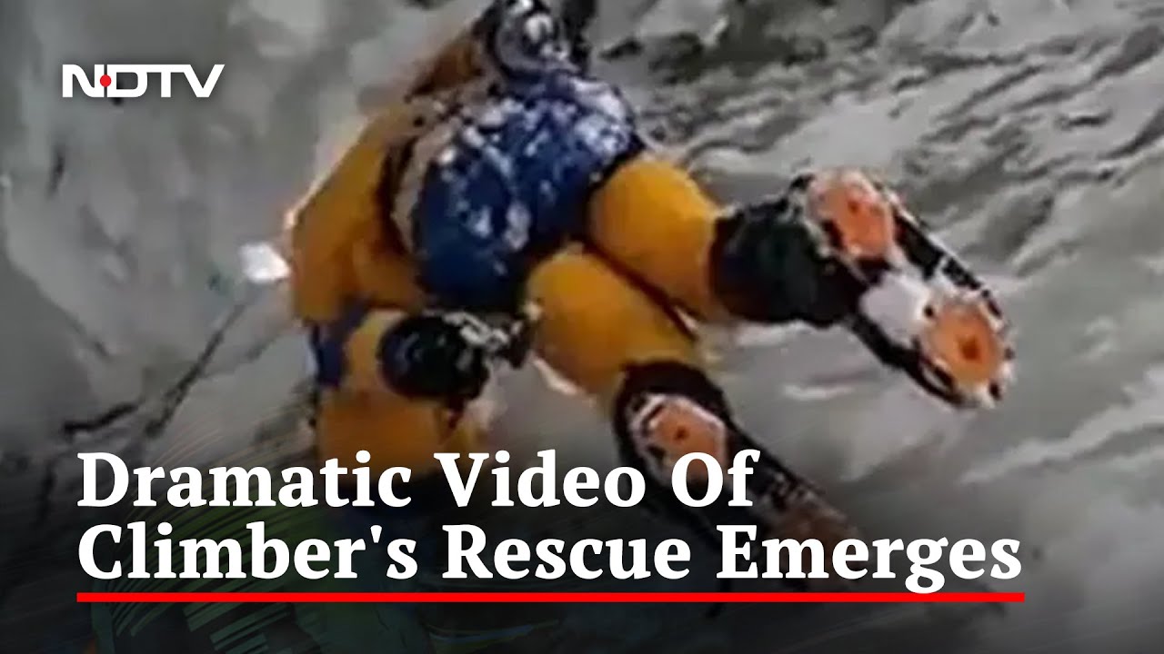 Video: Climber's Incredible Rescue Of Indian Anurag Maloo From Crevasse