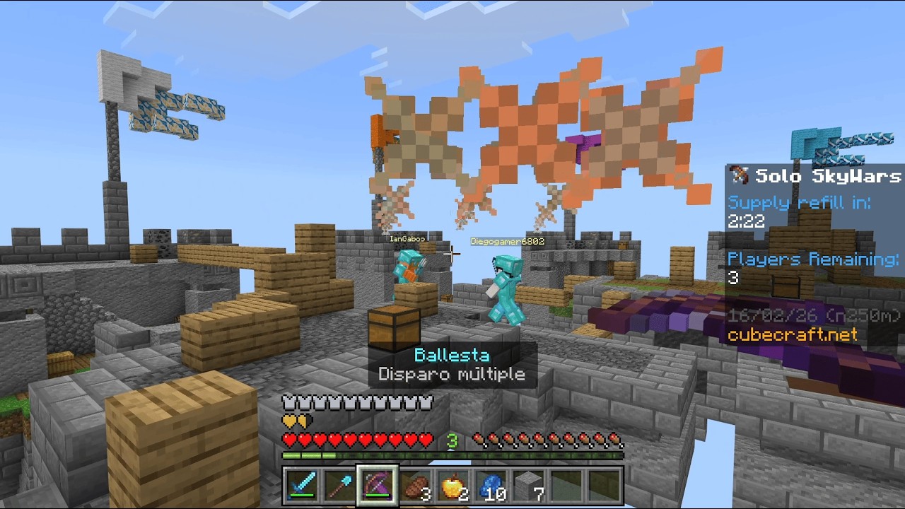100% SUERTE Y 0% SUERTE......|| MINECRAFT