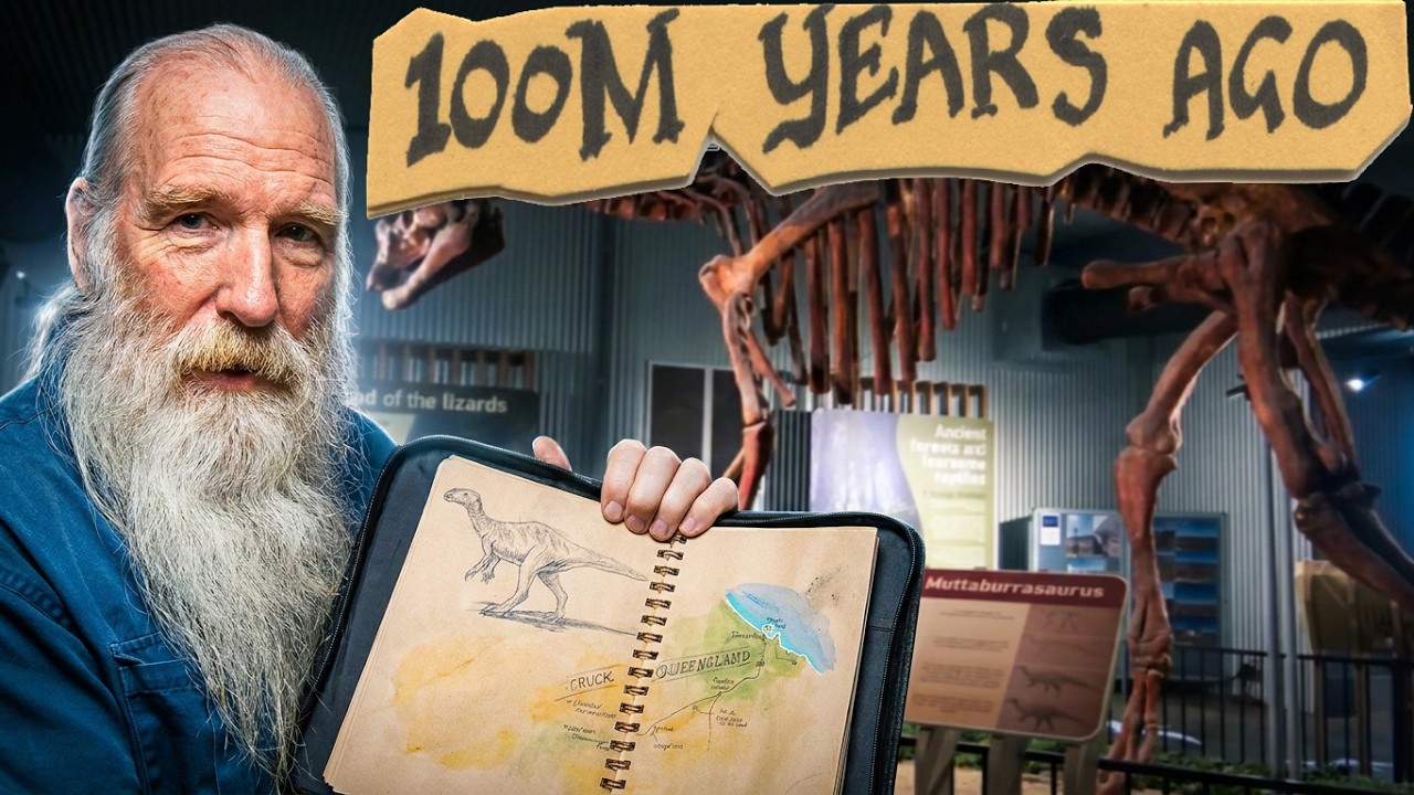 Dinosaur Nature Journaling - Sketching a Muttaburrasaurus