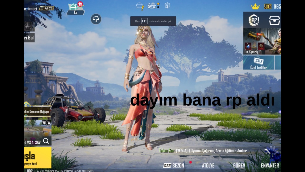 dayım bana rp aldı
