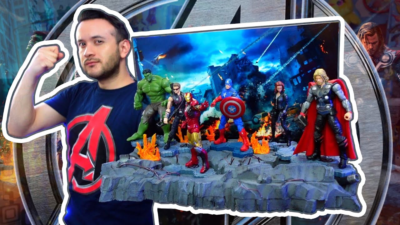 HICE UNA MAQUETA POR LOS 10 AÑOS DE LOS VENGADORES // Geezuz González