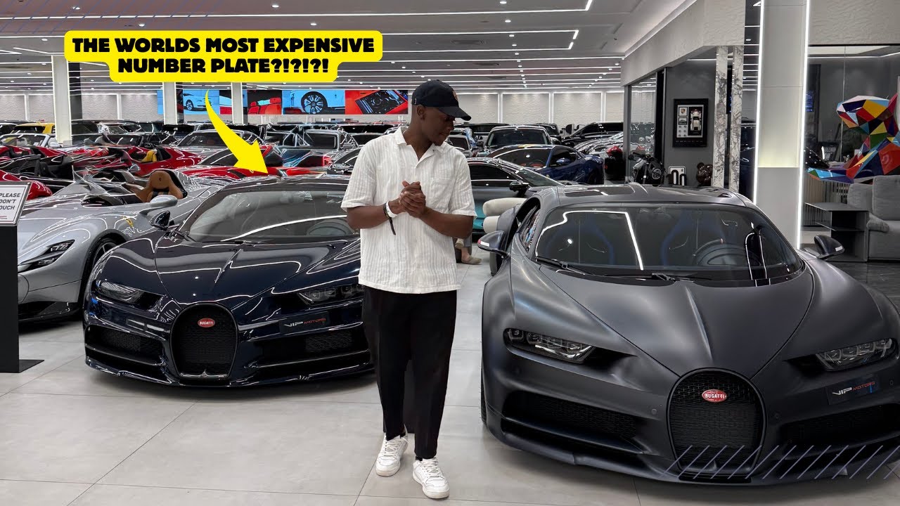 I Flew To Dubai To Find The Most Expensive Cars and Number Plates! VIP Motors tour & Carspotting