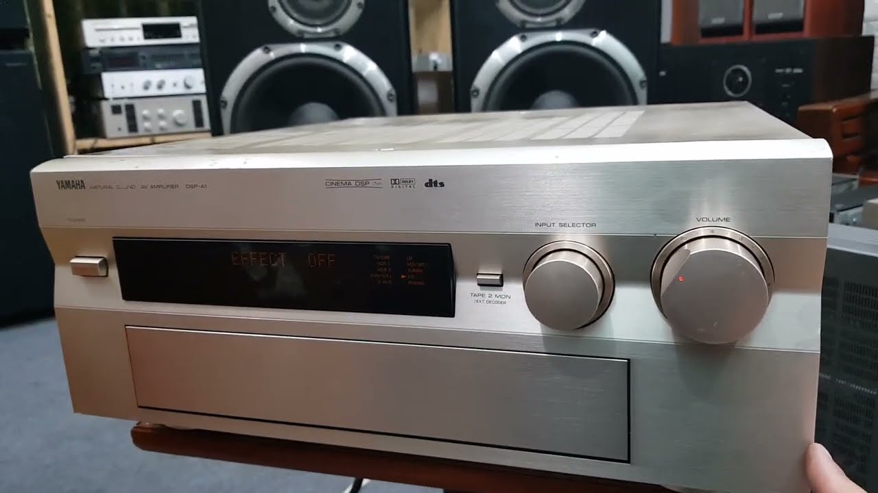 Amply đa kênh Yamaha DSP A1 huyền thoại - giải mã DAC - 320W - nặng hơn 20kg, giá tốt