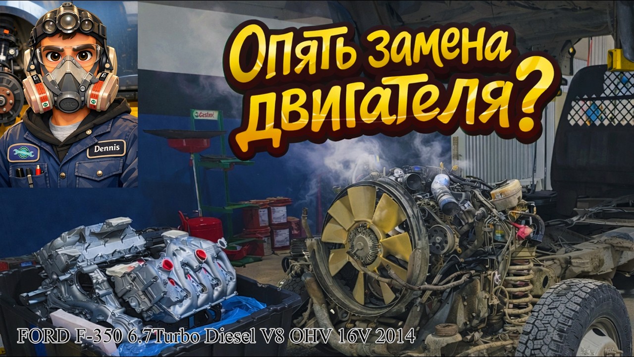 Опять замена двигателя? #автомеханик