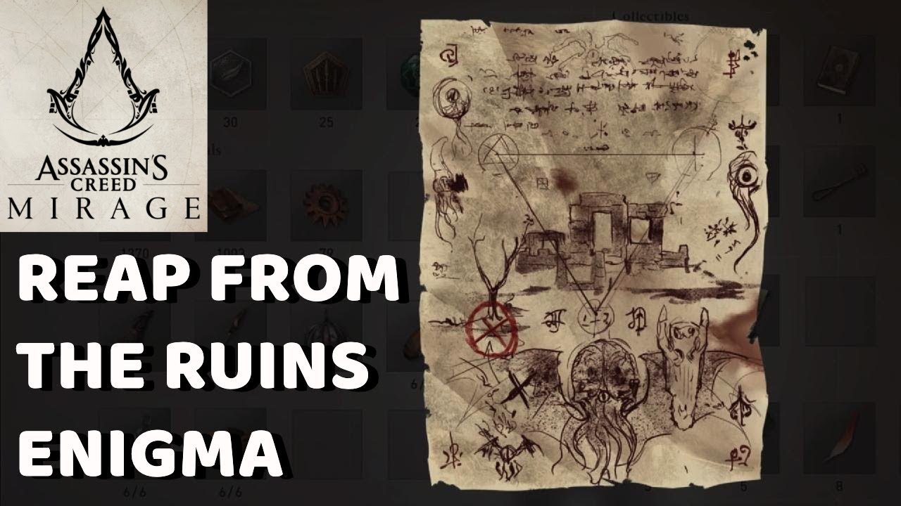 Reap From The Ruins Enigma Location & Solution - Wilderness | Assassin's Creed Mirage