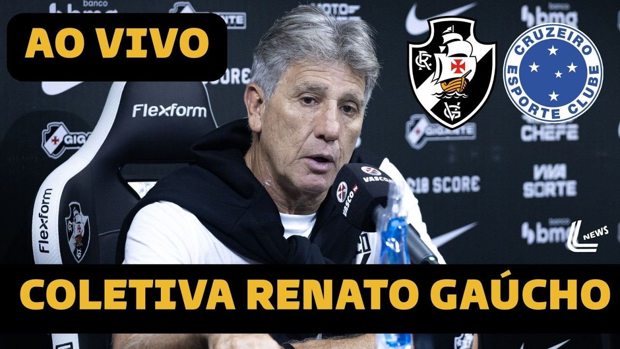 COLETIVA RENATO AO VIVO - CRUZEIRO 3 X 3 VASCO - COLETIVA TITE AO VIVO - P&Oacute;S JOGO VASCO X CRUZEIRO