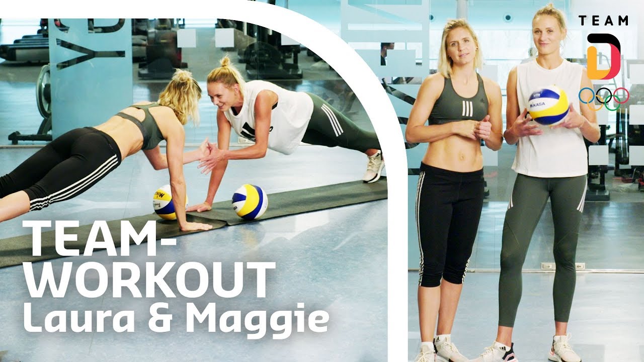 Team-Workout - mit Laura Ludwig und Maggie Kozuch | Trainingshelden