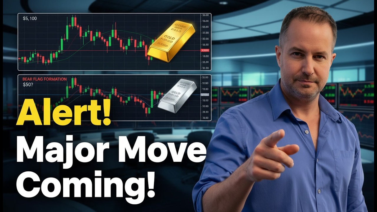 SILVER $50 TARGET? 🚨 Why This Bear Flag is a Massive Warning