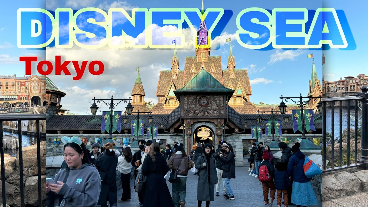 Experience Disney Sea Tokyo Japan in winter Part 2 | DJI vlogging test