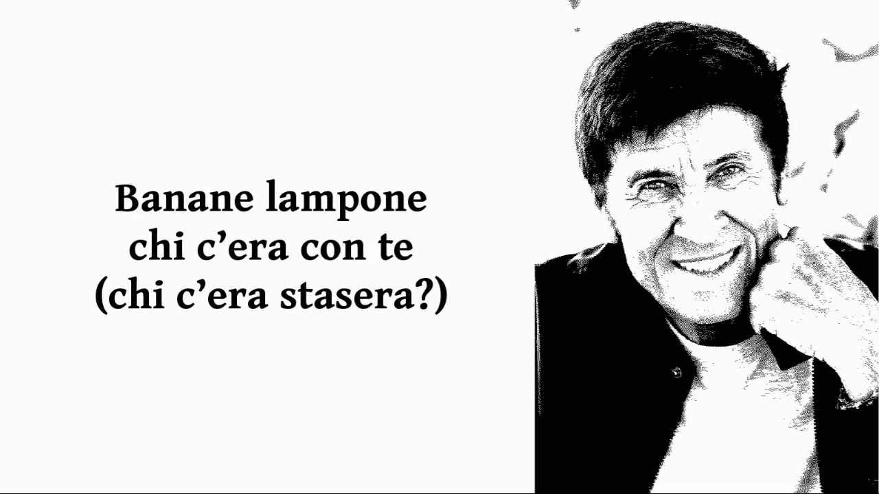 Gianni Morandi - Banane e lampone