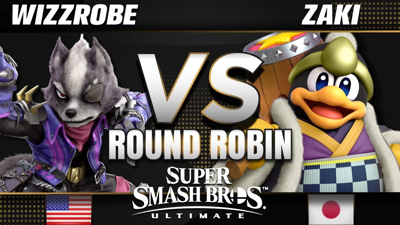 Виззроб (Волк) против Геки | Заки (Король Дидиди) — круговой турнир Smash Ultimate MVG