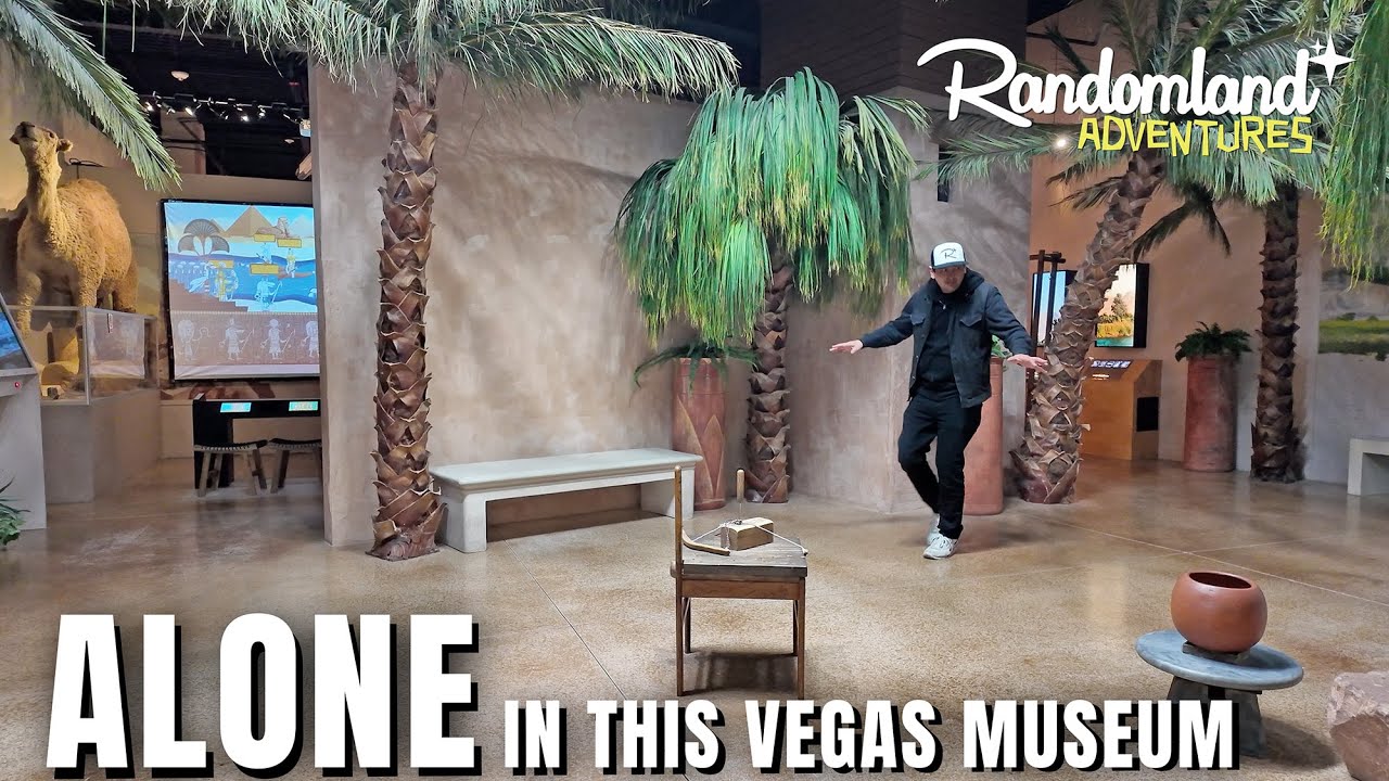 Alone in the Las Vegas Natural History Museum!