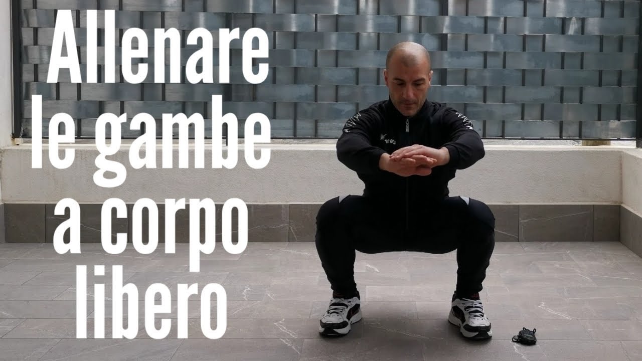 Allenamento a corpo libero per le Gambe