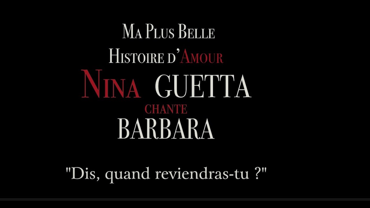 Dis, quand reviendras tu?