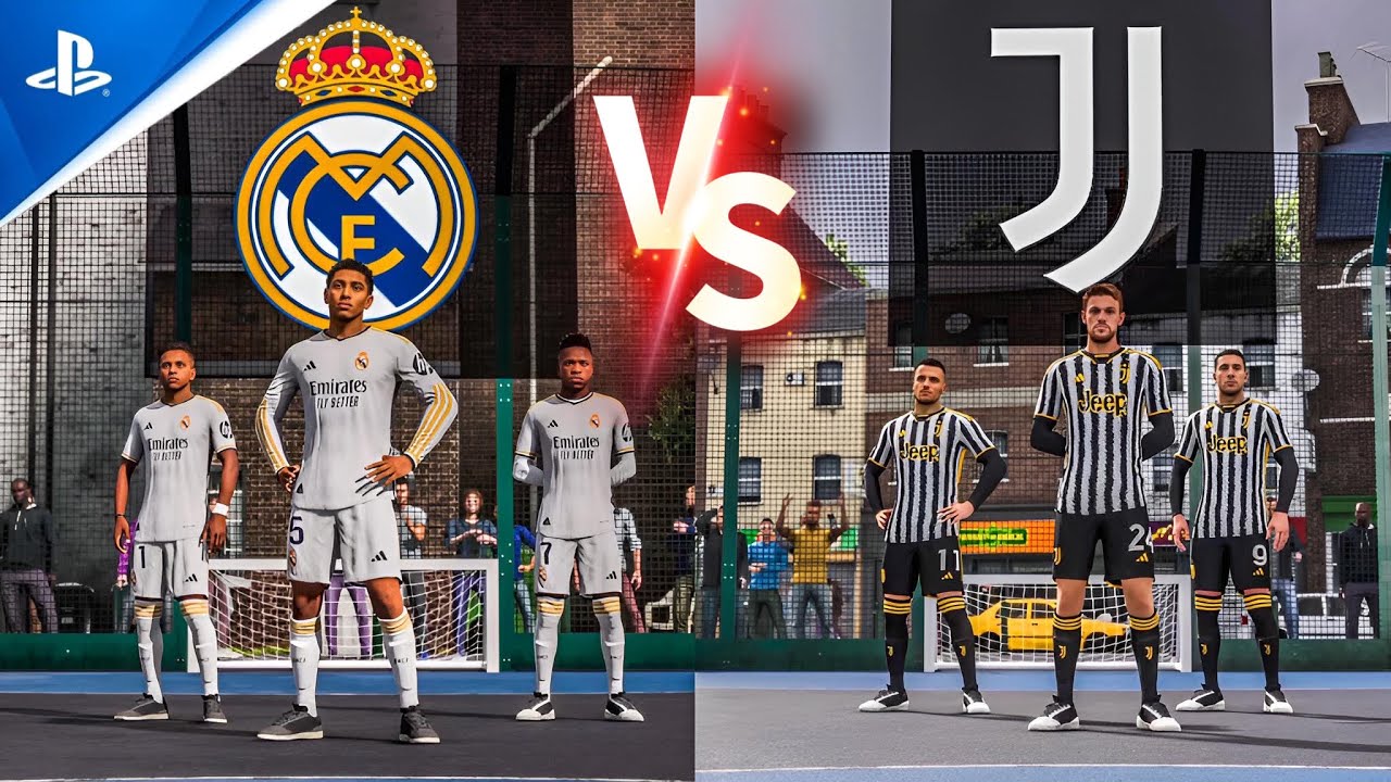 FC 24 - VOLTA - Real Madrid vs Juventus | 4K