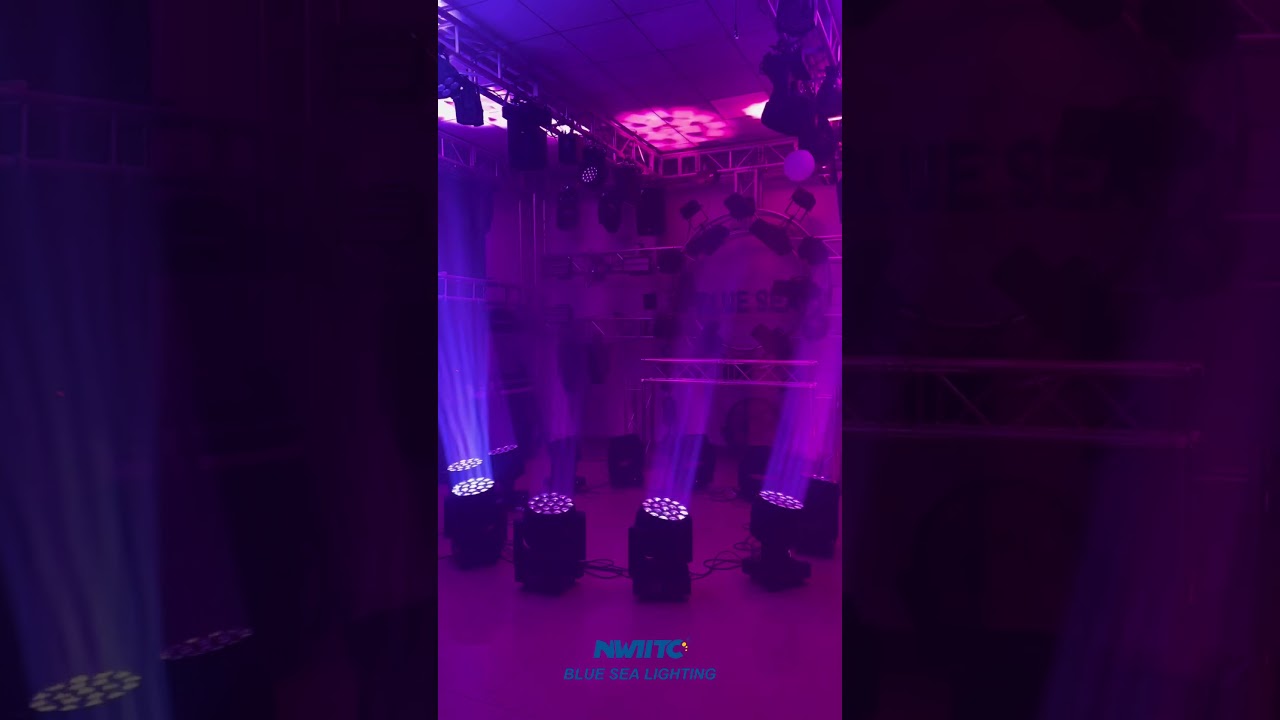 19pcs 40w BEE EYE Rotating Pixel Zoom Wash LED Moving Head Light#stagelight #stagelights