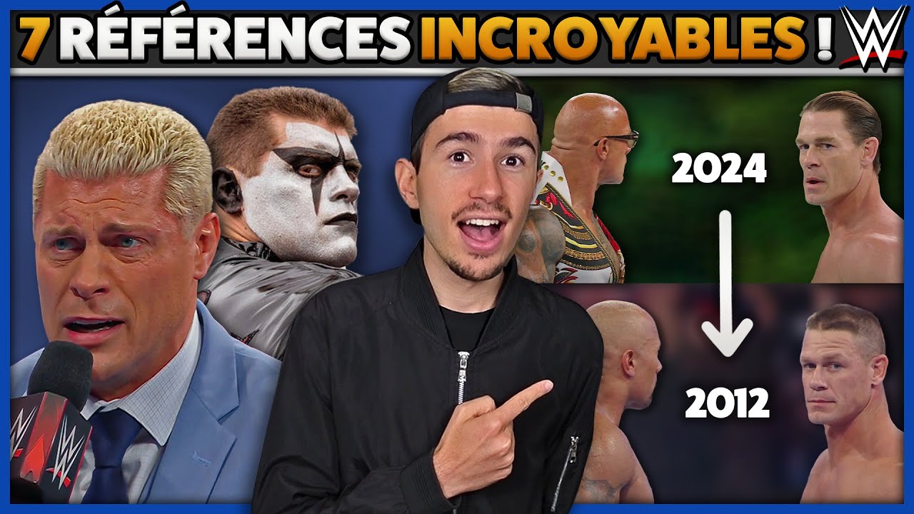 7 références INCROYABLES à la WWE !