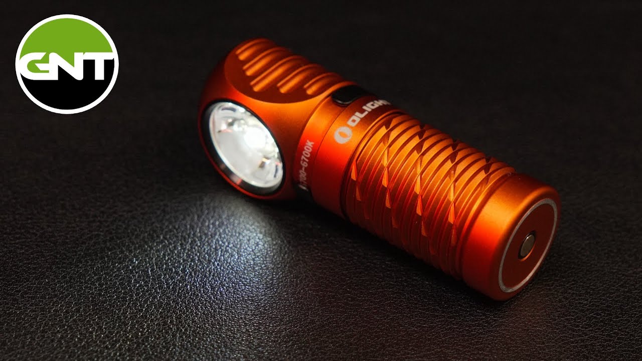 Olight Perun 3 Mini Premium 1,250 Lumens Rechargeable Flashlight With Charging Case