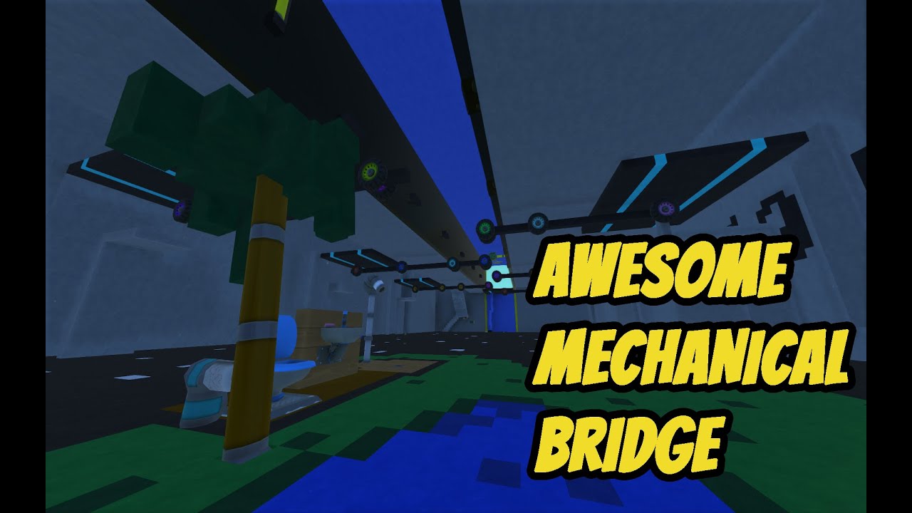 Futuristic Mechanical Bridge  in SCRAP MECHANIC