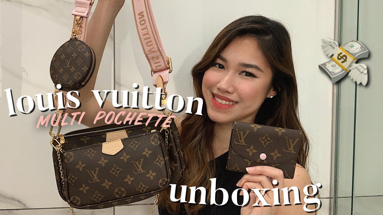 💸 LOUIS VUITTON DOUBLE UNBOXING | multi pochette | come shop with me