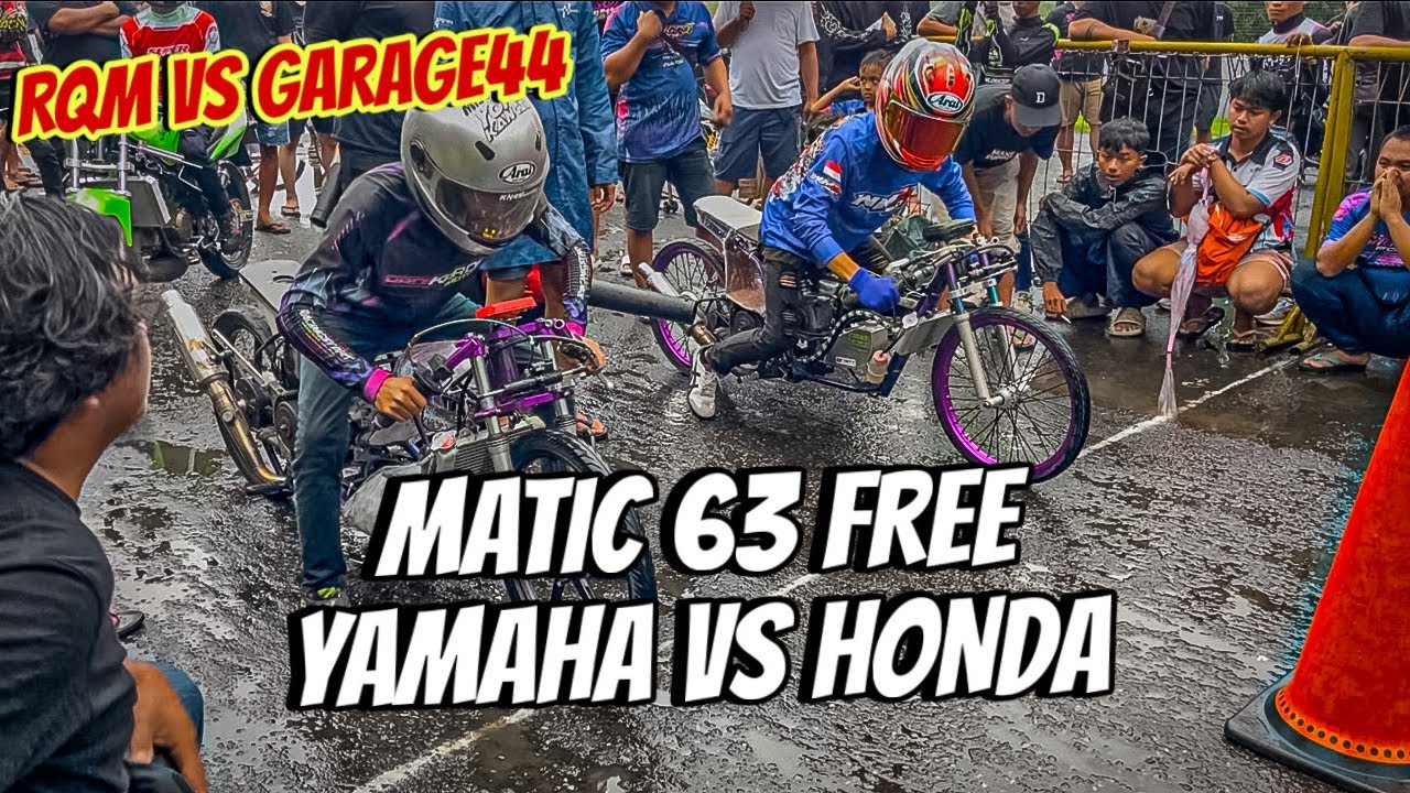 RACE SERU MATIC 63 FREE 4 KLEP VS 2 KLEP || KALO UDH KETINGGALAN START HILANG SUDAH HARAPAN ‼️