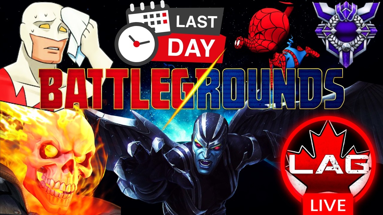 🔴 Battlegrounds Final 24 Hours Push! New Rank 5s Live Testing! Twitch Drops ON! - MCOC