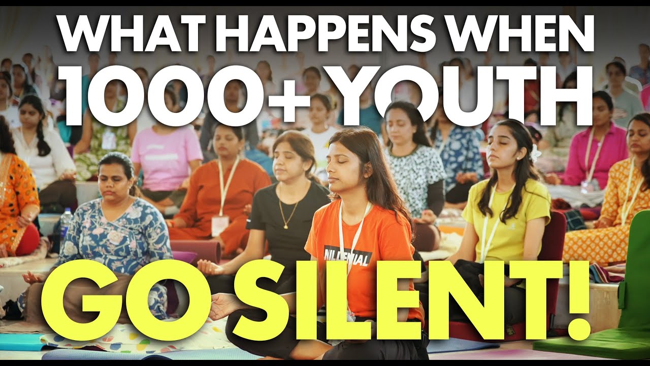 When 1,000+ Youth Sit in Silence - Something Powerful Happens! National Youth Day!