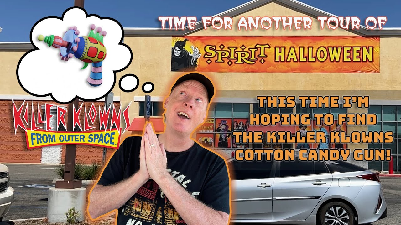 Spirit Halloween Store Tour #2 | August 2022 | The hunt for the Killer Klowns Cotton Candy Gun!