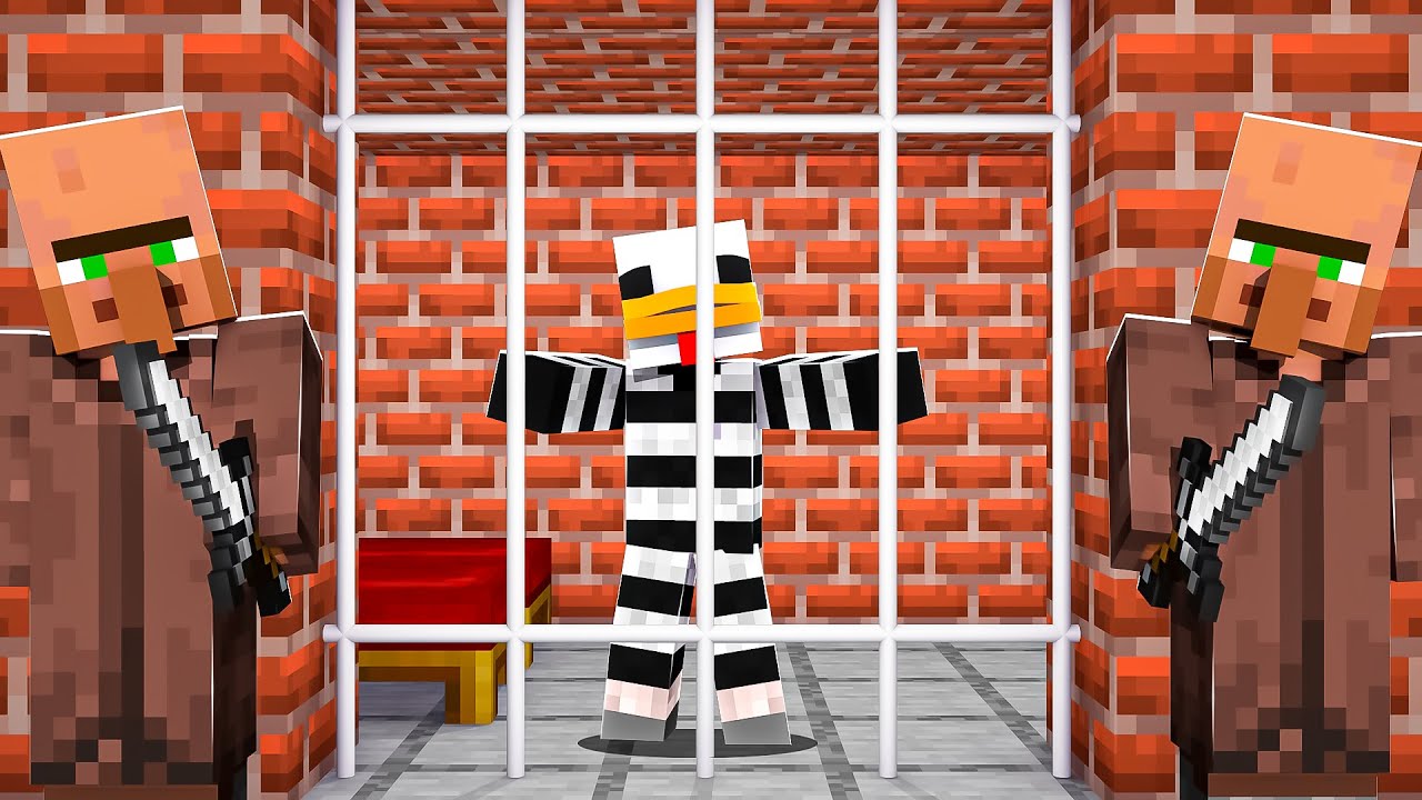 SCAPPIAMO DALLA PRIGIONE DEI VILLAGER SU MINECRAFT