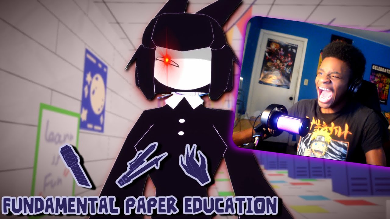 I WAS NOT EXPECTING THIS BALDI FANGAME TO BE THIS SCARY. | Fundamental Paper Education