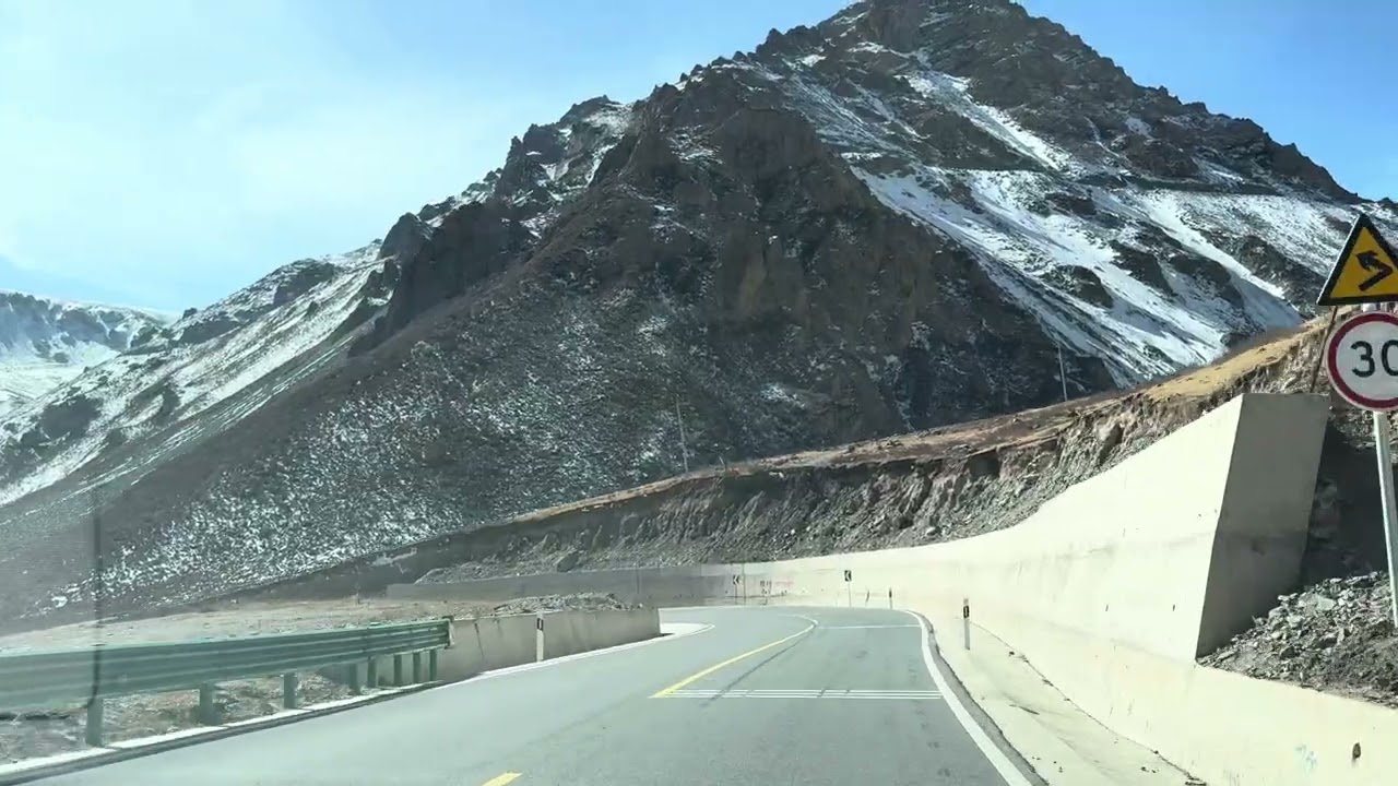 4K China Drive: Autumn Scenic Road Through the Qilian Snow Mountains | Passenger POV | GPS On