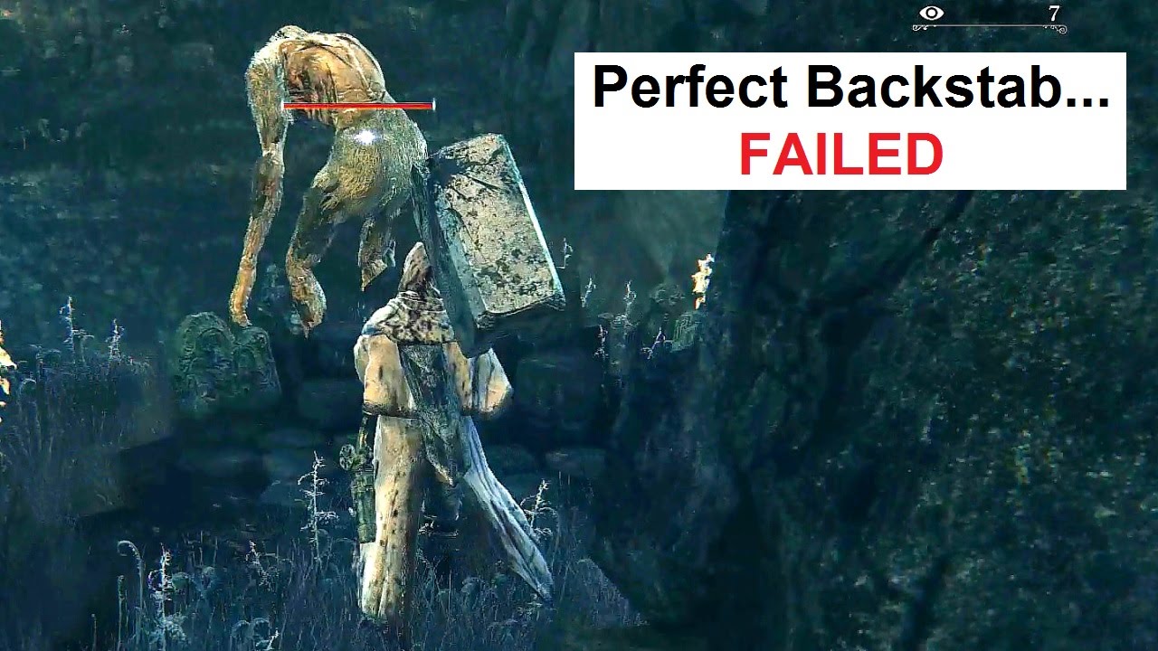 Perfect Backstab - FAILED... Bloodborne funny moments