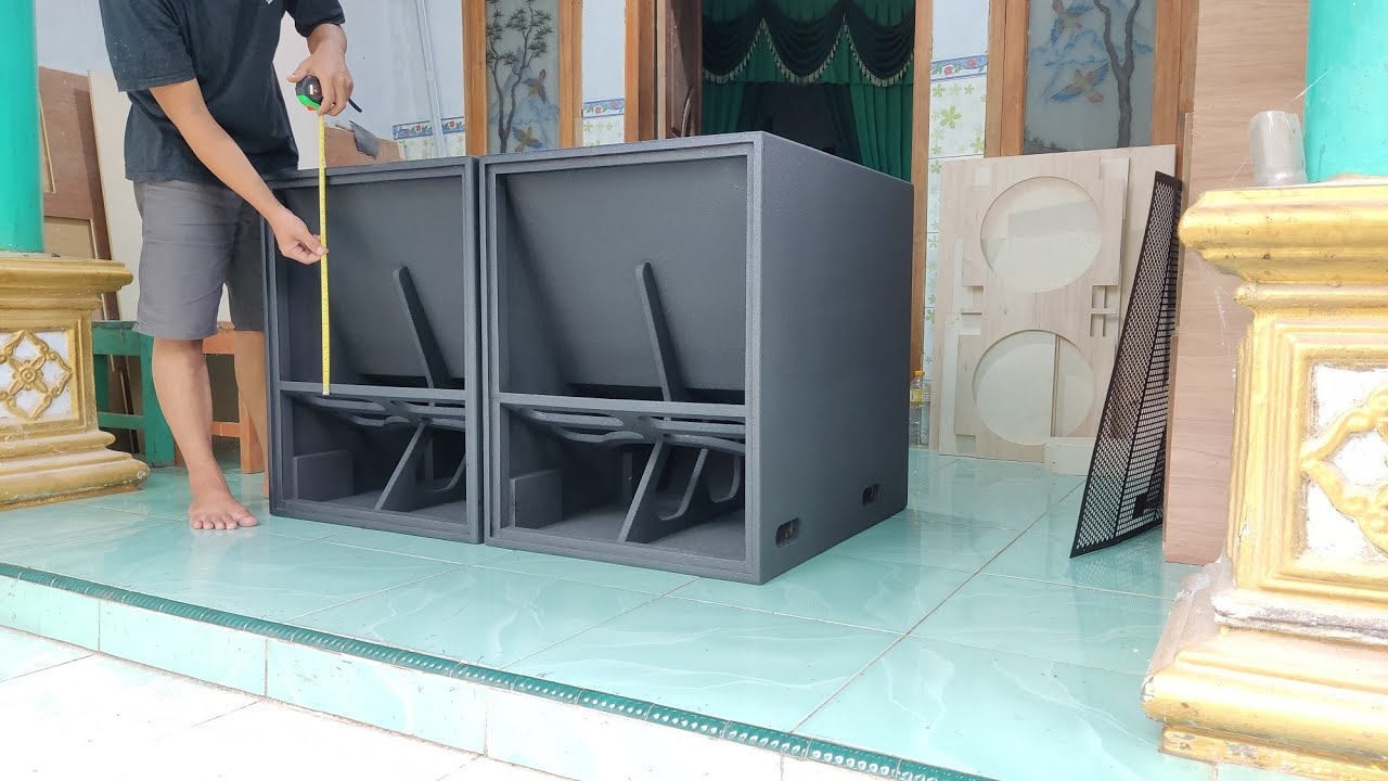 UKURAN SKEMA BOX SPEAKER TURBO 18 INCH