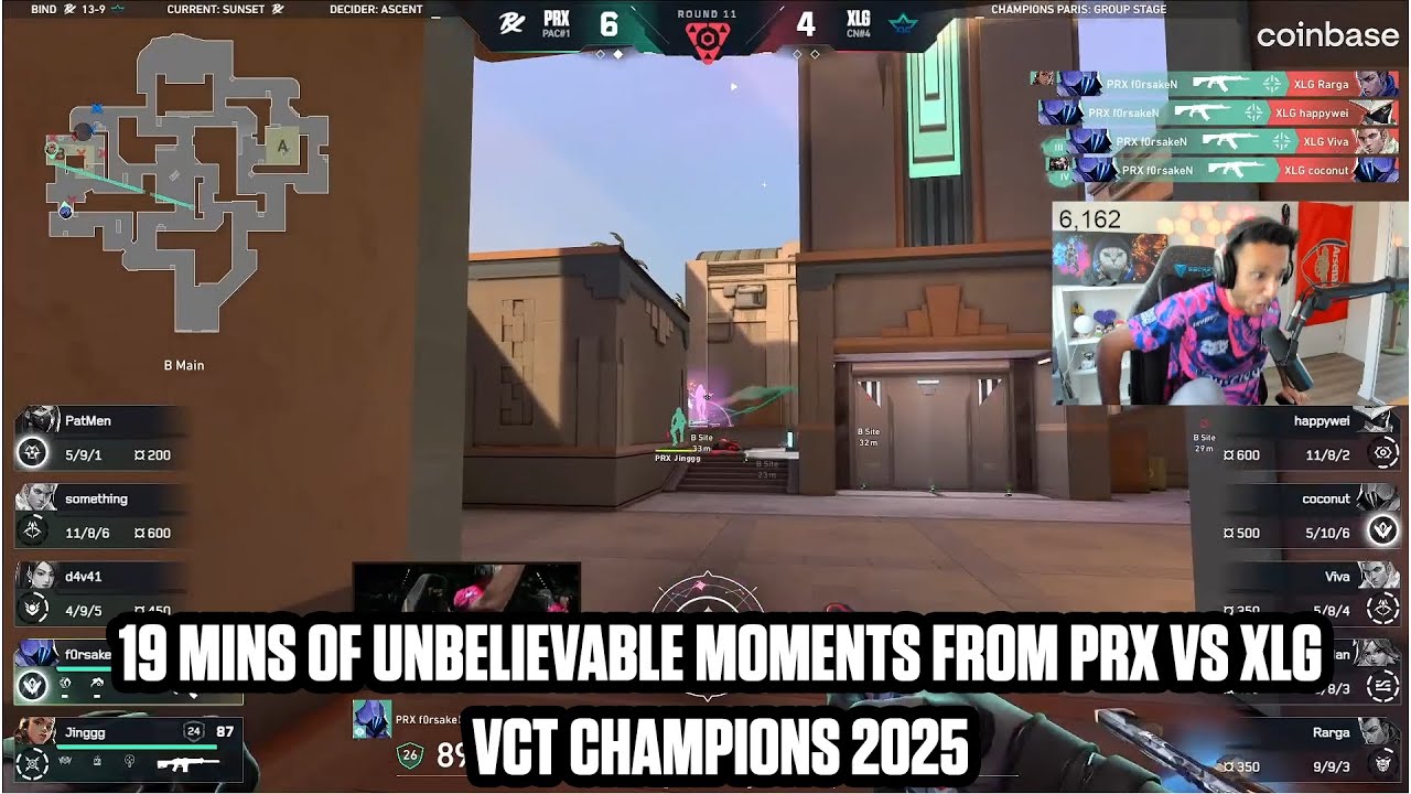 FNS reacts to 19 Minutes Of Unbelievable Moments of PRX VS XLG  | VCT CHAMPIONS 2025