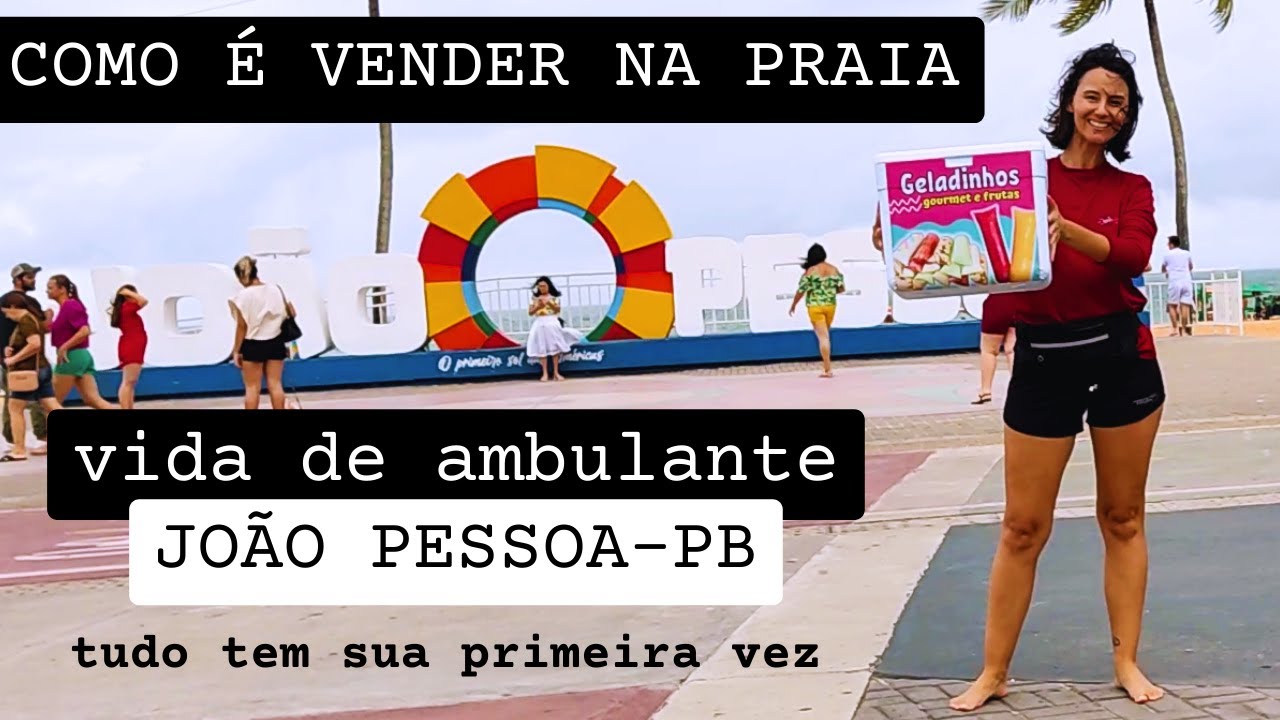 VEJA COMO É VENDER NA PRAIA