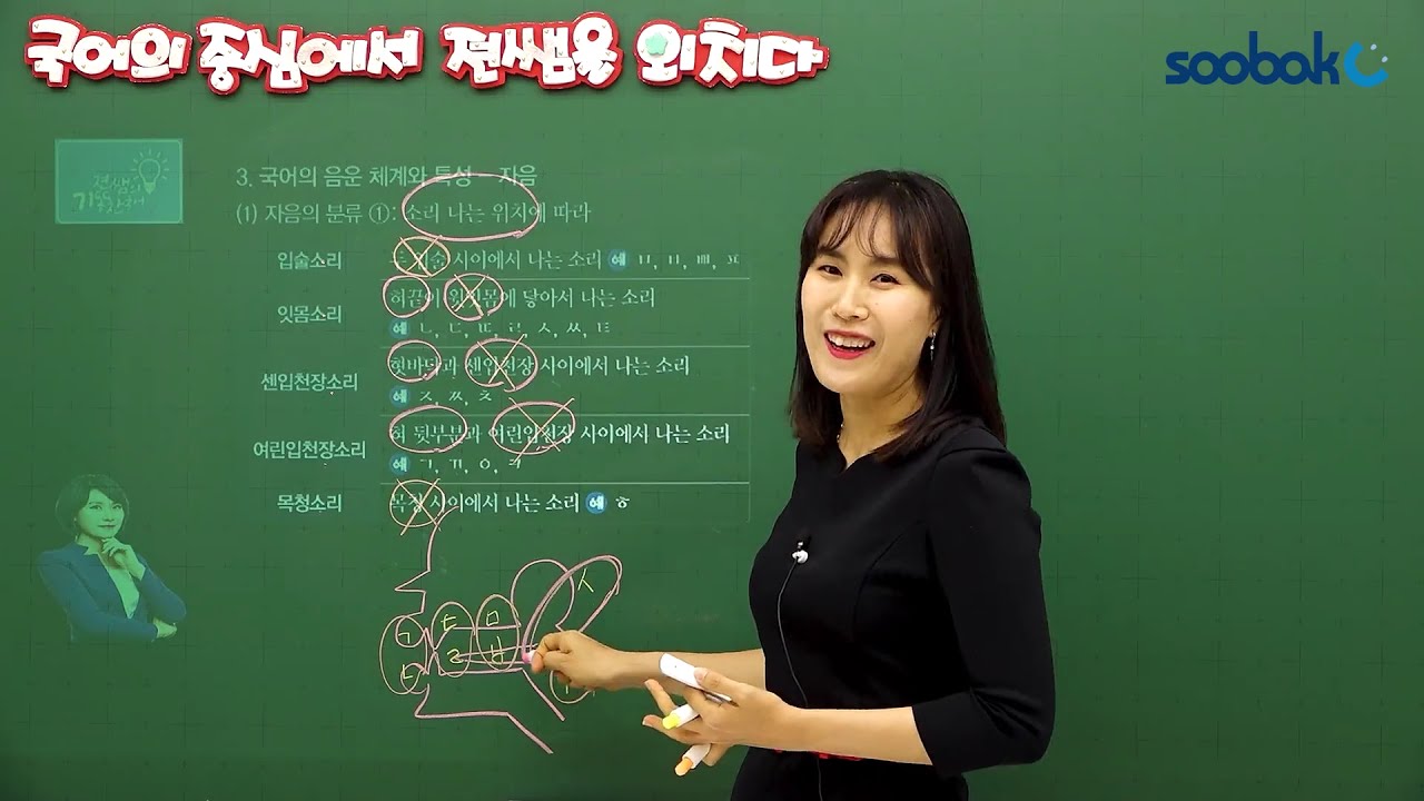 [중등인강/중3 국어] 시험특강_음운의 체계와 특성_자음의 분류, 자음체계 - 수박씨닷컴 김지연선생님