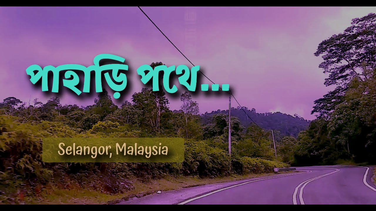 মালয়েশিয়ার পাহাড়ি পথে | কুরআন তিলাওয়াত | সূরা আন-নাজম ১-২৬ | Sungai Tekala, Selangor, Malaysia