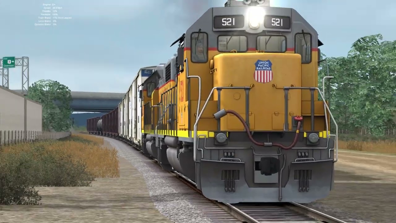 Union Pacific 521 Hollister Local near Gilroy