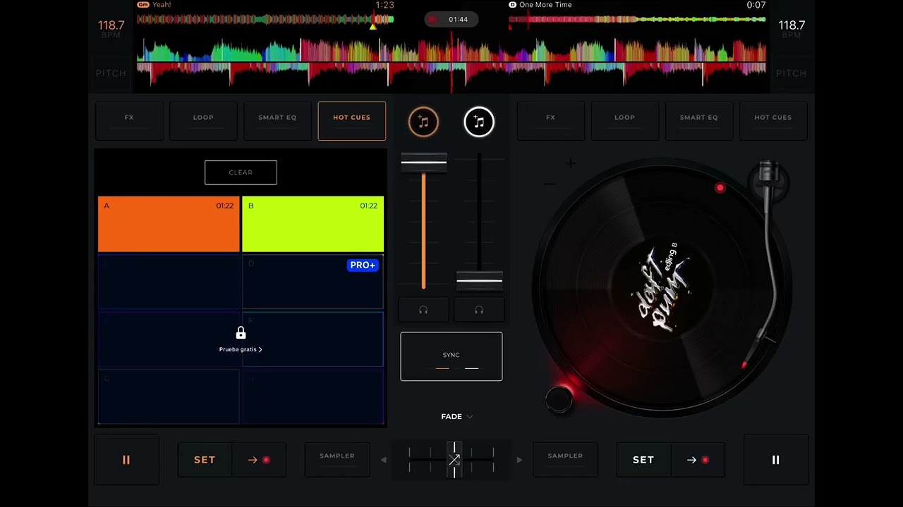 Ami cuando me prestan una mezcladora de dj