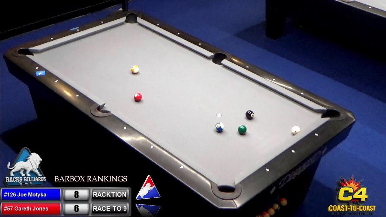 BARBOX RACKTION MATCH # 126 Joe Motyka vs #57 Gareth Jones