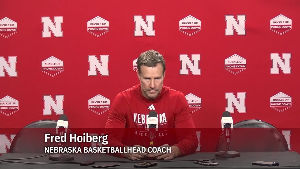 Nebraska basketball head coach Fred Hoiberg previews Tuesday's game against Purdue