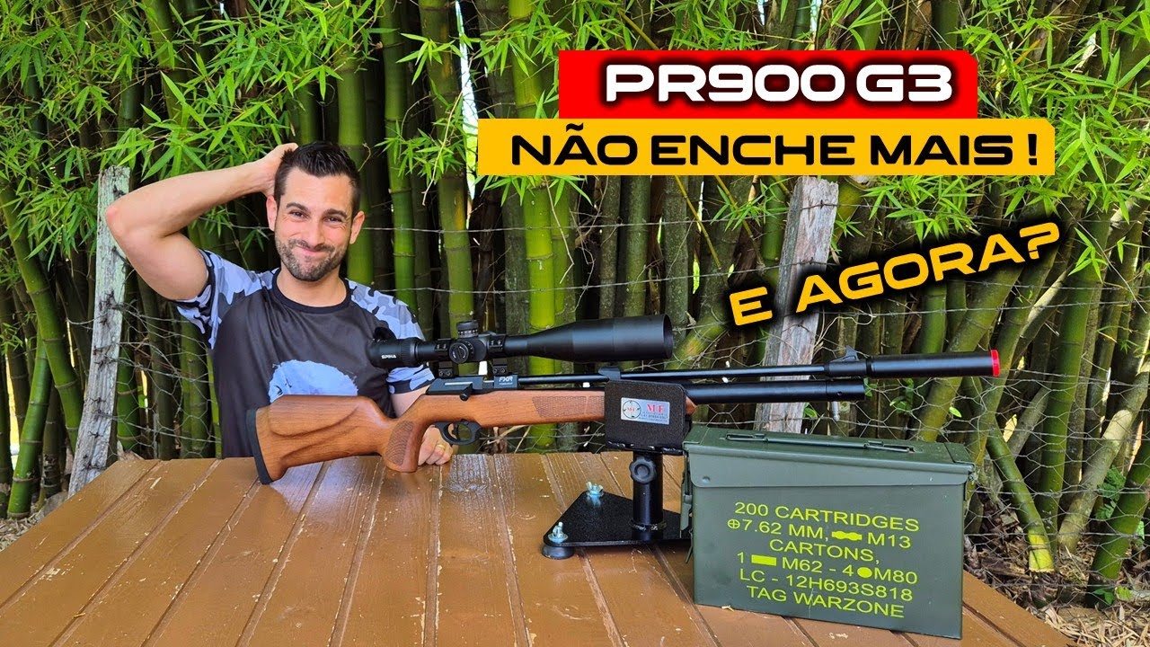 MINHA CARABINA PR900 G3 NÃO ENCHE MAIS, E AGORA?
