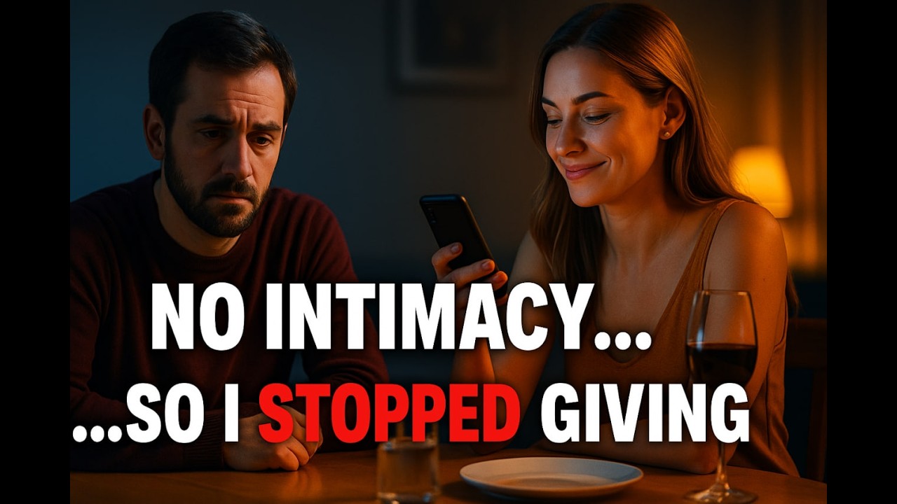 My Wife Said ‘No More Intimacy’—So I Stopped Giving Everything Else