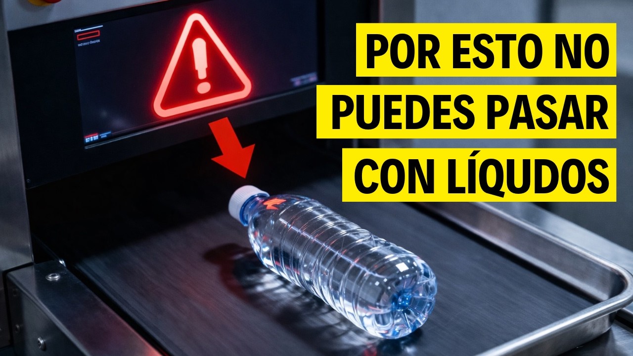 Por qué te QUITAN el Agua en el Aeropuerto? La razón real es más seria de lo que crees