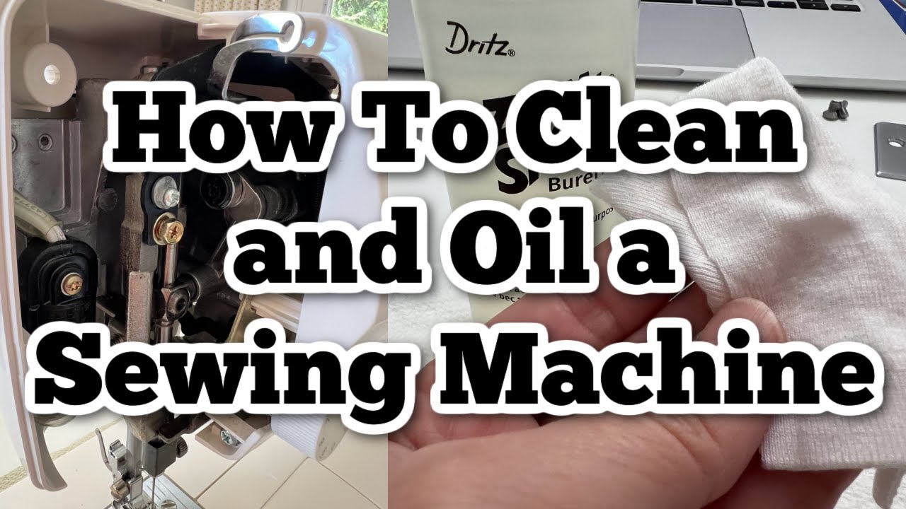 How to Oil a Sewing Machine and Clean It (Brother LS-2125)