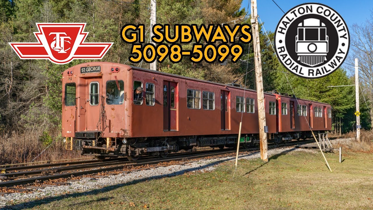 TTC Gloucester Subway Cars at Halton County Radial Railway
