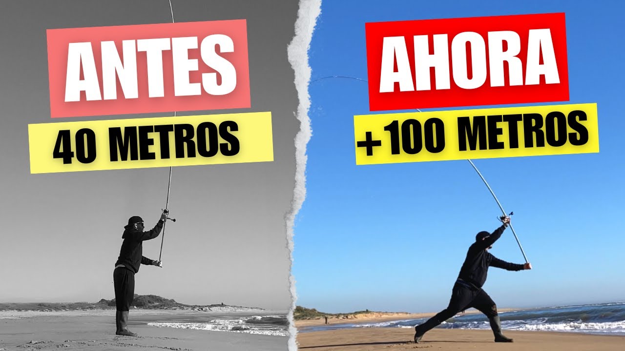 C&oacute;mo lanzar LEJOS muy FACIL - Surfcasting - Lanzamiento por encima de la cabeza