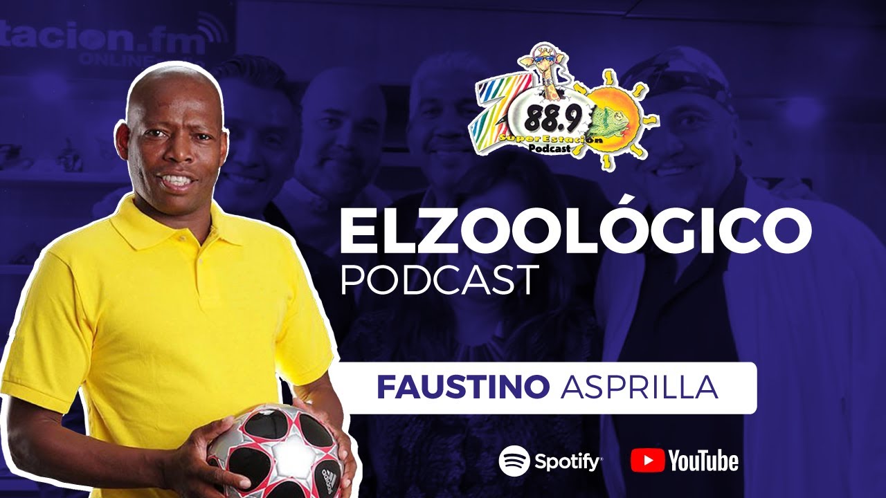 Faustino ¨El Tino¨ Asprilla llega al Zoológico Podcast